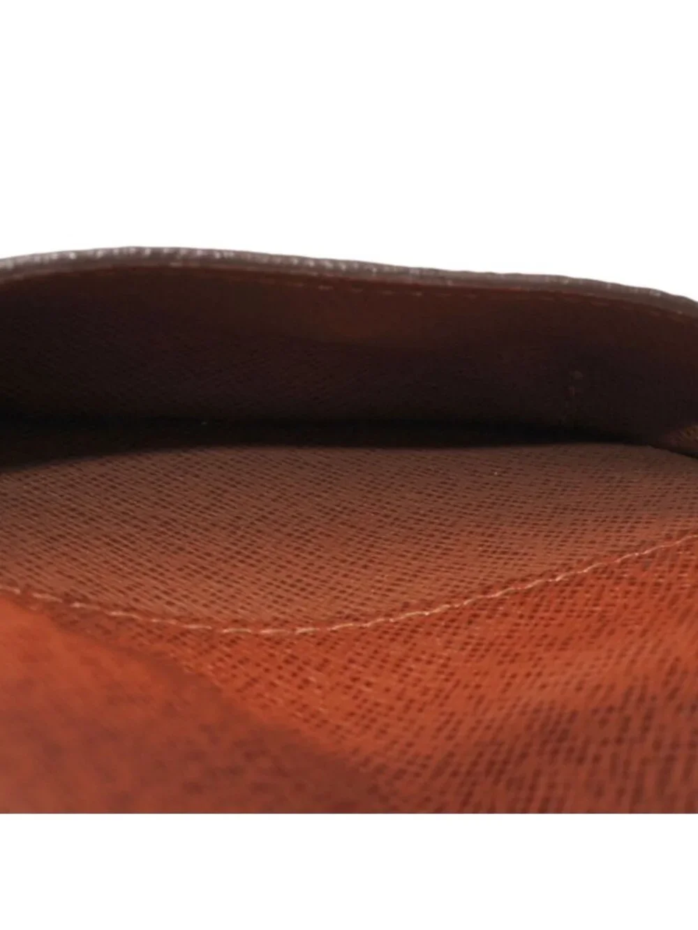 Louis Vuitton Porte Monnaie Ring Coin Purse Gold Brown